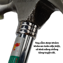 Búa nhổ đinh Wynn's tráng gương 0.25kg - 0.5kg