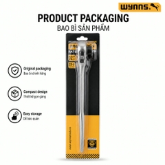 Cờ Lê Bánh Cóc Tay Lắc Đuôi Chuột Cỡ 1/2 Đuôi Nhọn Wynn's,