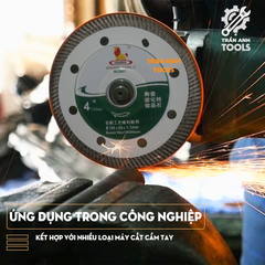 Lưỡi cắt gạch kim cương 102mm Wynn's siêu mỏng 1.1mm cắt gạch men, đá hoa cương, gỗ, sắt, đá cắt đa năng chính hãng