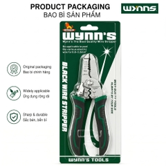 Kìm Cắt. Tuốt Dây, Ép Cos Đa Năng Wynn's W1045, Kềm Cắt Tuốt Dây Chính Xác, Chất Liệu Thép Cao Cấp