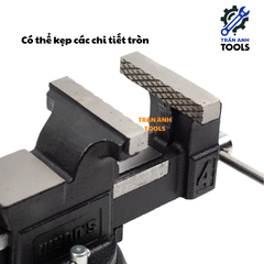 Ê Tô Cố Định Bàn Màu Xám Wynn’s –   Mở Miệng Rộng, Kẹp Cứng,  Kẹp Chắc, Siết Chặt Không Trượt , Thân Dày Đúc Nguyên Khối, Dùng Cho Mộc – Sắt – DIY