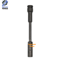 Khẩu vặn ốc lục giác dài 200mm chuôi 1/2 cỡ 8-19mm, thép CR-V dùng cho máy vặn ốc chuyên dụng, chịu lực cao