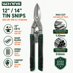 (W6014A) Kéo cắt tôn Wynn's 14 inches