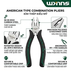 (E406D) Kìm cắt dây kiểu Mỹ 6 inch ( Tay cầm đặc biệt )