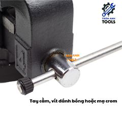Ê Tô Cố Định Bàn Màu Xám Wynn’s –   Mở Miệng Rộng, Kẹp Cứng,  Kẹp Chắc, Siết Chặt Không Trượt , Thân Dày Đúc Nguyên Khối, Dùng Cho Mộc – Sắt – DIY