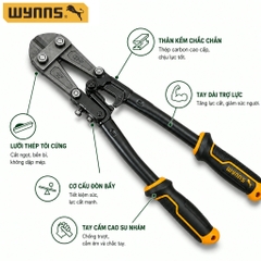 Kìm Cộng Lực Cỡ Đại Wynn's – Tay Dài, Cắt Ngọt, Lưỡi Siêu Bền, Dụng Cụ Cắt Kim Loại Chuyên Dụng, Bền & Mạnh Mẽ