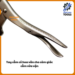 Kìm Chết Wynn's Mỏ Bằng / Mỏ Cong, Kìm Khóa Lưỡi Tròn CRV Cao Cấp