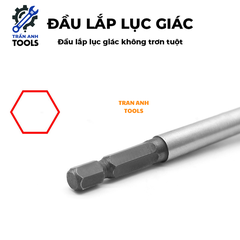 Mũi khoan gỗ xoắn dài chuôi lục giác