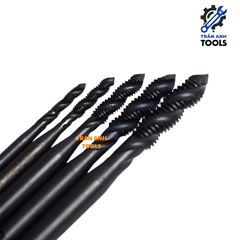 Mũi tạo ren taro cỡ từ M2-M12 chất liệu HSS 6542 phủ Nitrit đen cao cấp
