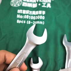 Bộ cờ lê 8-24 8 chi tiết chính hãng Berrylion chất liệu CRV không gỉ siêu cứng siêu bền, bộ vòng miệng nhỏ gọn tiện dụng