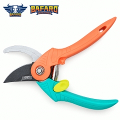 Kéo cắt cành cán nhựa lưỡi đen Bafaro