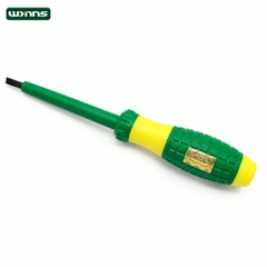 Bút thử điện 1000V Wynn's cao cấp tay cầm bọc nhựa TPE cách nhiệt cách điện đủ các cỡ, Bút điện tô vít cách điện đa năng