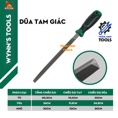 Bộ Dũa Đa Năng 4 Món Wynn’s – Cán Nhựa Dẻo Êm Tay, Dũa Chính Xác Trên Kim Loại, Gỗ, Nhựa