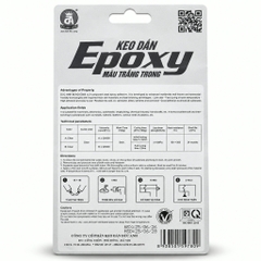Keo dán hai thành phần Epoxy Đức Anh 20g