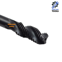 Mũi tạo ren taro cỡ từ M2-M12 chất liệu HSS 6542 phủ Nitrit đen cao cấp