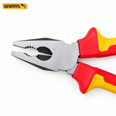 Kìm điện 6 8 inch cách điện 1000V tiêu chuẩn VDE của Đức Wynn's chính hãng, kềm điện chịu điện cao áp chuyên dụng