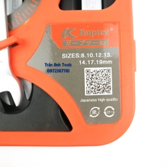Bộ cờ lê tự động 7 chi tiết có các cỡ 8,10,12,13,14,17,19 Kapusi Japan chính hãng, bộ cờ lê tự động chất lượng nhật bản