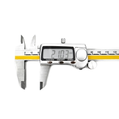 Thước kẹp cơ điện tử 150mm Wynn's chất liệu thép không gỉ cao cấp, thước cặp ly đo đường kính trong ngoài, độ sâu, bước