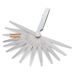Bộ thước lá đo khe hở, thước lá inox 17 lá 0.02-1.00mm Wynn's Tools chiều dài 10cm và 15cm