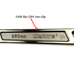 Mỏ lết trơn màu ngọc trai đen Wynn's cao cấp chất liệu CRV cao cấp đủ các cỡ, mỏ lết đa năng hàng chất lượng cao