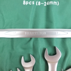 Bộ cờ lê 8-24 8 chi tiết chính hãng Berrylion chất liệu CRV không gỉ siêu cứng siêu bền, bộ vòng miệng nhỏ gọn tiện dụng