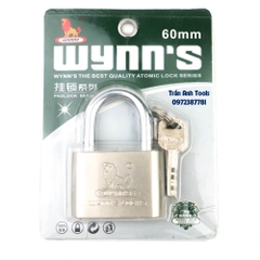 Ổ khóa treo tròn cao cấp Wynn's kích cỡ 40mm 50mm 60mm gia công tinh xảo, khóa treo chống trộm bảo vệ nhà cửa