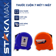Thước Rút Thước Cuộn STAKA 5m/7.5m - Lá Thước Phủ Nylon, Vỏ Nhựa Chống Va Đập, Đo Dài Chính Xác, Dễ Sử Dụng