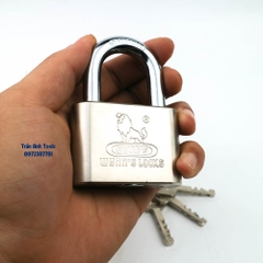 Ổ khóa treo tròn cao cấp Wynn's kích cỡ 40mm 50mm 60mm gia công tinh xảo, khóa treo chống trộm bảo vệ nhà cửa