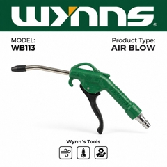Xì Khô Wynn's WB113 Dụng Cụ Thổi Bụi Khí Nén Áp Suất 6.2-8 Bar Đầu Nối 1/4 NPT Chính Hãng Chuyên Dụng