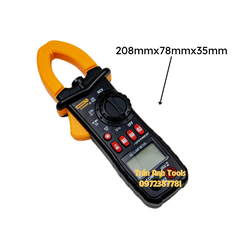 Đồng hồ đo Ampe kìm kẹp vạn năng cao cấp Wynn's Tools phát hiện dòng điện, đo điện trở, điện áp, tần số