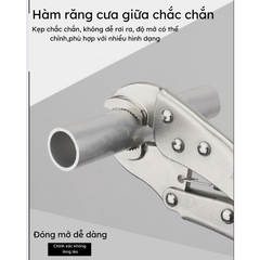 Kìm kẹp chết cán trơn Wynn's kích cỡ 7 inch và 10 inch, kìm chết, kìm bấm chết mini