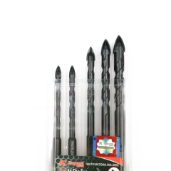 Hộp 5 mũi khoan đa năng chuôi lục giác Kapusi Japan chính hãng, bộ mũi khoan gạch men, khoan tường, ngói, bê tông, kính