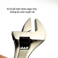Mỏ lết trơn màu ngọc trai đen Wynn's cao cấp chất liệu CRV cao cấp đủ các cỡ, mỏ lết đa năng hàng chất lượng cao