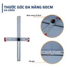 Thước góc đă năng 60cm STAKA