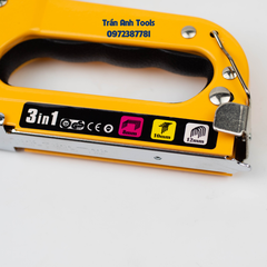Súng bắn ghim 3 trong 1 Wynn's Tools bắn ghim chữ T, chữ U, ghim gỗ,kìm bắn đinh gỗ đa năng chất lượng cao tặng kèm ghim