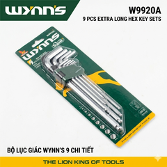 Bộ Lục Giác 9 Chi Tiết W9920A Wynns Thép CR-V Siêu Dài Chìa Khóa Allen Đầu Bi Vặn Ốc Lục Giác Chính Hãng Đa Năng