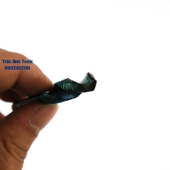 Bộ mũi khoan taro 6 chi tiết 3 4 5 6 8 10 chất liệu HSS cao cấp, bộ mũi tạo ren 6 chi tiết Kapusi K-3242 Japan cao cấp