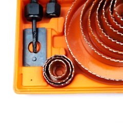 Bộ mũi khoét thạch cao và gỗ mềm 16 chi tiết cao cấp Kapusi Japan