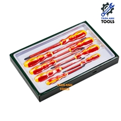 Bộ tua vít cách điện 1000V 8 chi tiết chất liệu Teflon cao cấp
