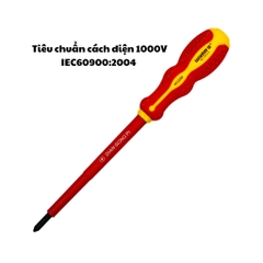 Bộ tua vít cách điện 1000V 8 chi tiết chất liệu Teflon cao cấp