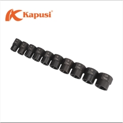 Bộ khẩu phá ốc 11 chi tiết Kapusi, bộ tuýp phá ốc hư cao cấp kích cỡ từ 9-19mm