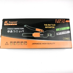 Kìm ép cos thủy lực Kapusi Japan kích cỡ khuôn từ 4-70mm, kìm bấm cos ép cốt thủy lực cao cấp bảo hành 12 tháng
