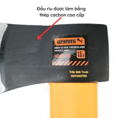 Búa Rìu Wynn's cán bọc nhựa đầu búa thép công cụ cho những việc cứu hộ, xây dựng và sửa chữa rìu cán nhựa,rìu đa năng