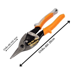 Kéo cắt thạch cao, cắt tôn cao cấp Kapusi K-0335 Japan kích cỡ 10 inch, kìm cắt tôn đa năng tiện dụng