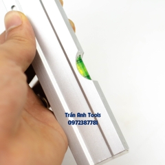 Thước ke góc vuông chiều dài 30cm chất liệu nhôm cao cấp Kapusi Japan, thước ke góc vuông đa năng kết hợp livo