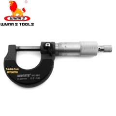 Panme đo ngoài Wynn's dải đo 0-25mm và 25-50mm độ chính xác cao, Thước kẹp cơ khí chuyên dụng đo đường kính, đo dây đồng