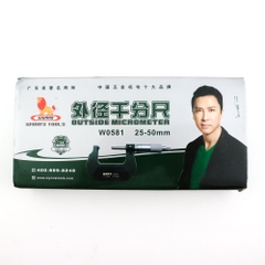 Panme đo ngoài Wynn's dải đo 0-25mm và 25-50mm độ chính xác cao, Thước kẹp cơ khí chuyên dụng đo đường kính, đo dây đồng