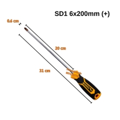 Tua vít 1 đầu cao cấp Wynn's Tools đủ các cỡ, tô vít đầu hai cạnh, bốn cạnh đầu, đầu bake, đầu trừ mạ đồng độ bền cao