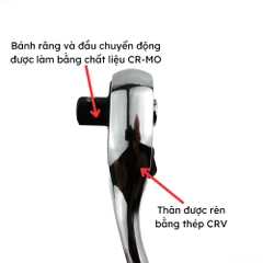 Tay lắc tự động 1/4 cao cấp Wynn's có bọc cán , tay vặn ốc, cần siết tự động 1/4 đảo chiều
