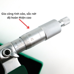 Panme đo ngoài cao cấp Wynn's W580A dải đo 0-25mm, Thước kẹp cơ khí chuyên dụng đo đường kính, đo dây đồng